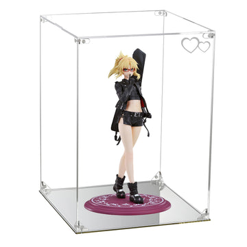 鏡面底亞加力膠展示盒 (多款SIZE可選)display case 模型高達手辦美少女公仔hottoys玩具防塵收藏箱display box