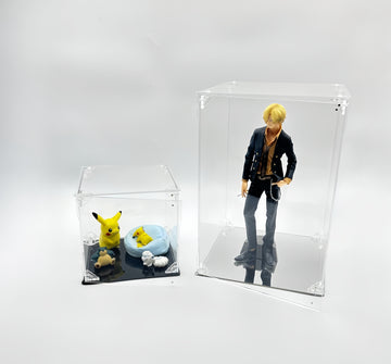 磁吸式開門式 亞加力膠展示盒(多款size可選)acrylic display case 模型高達手辦美少女公仔hottoys玩具防塵收藏箱display box