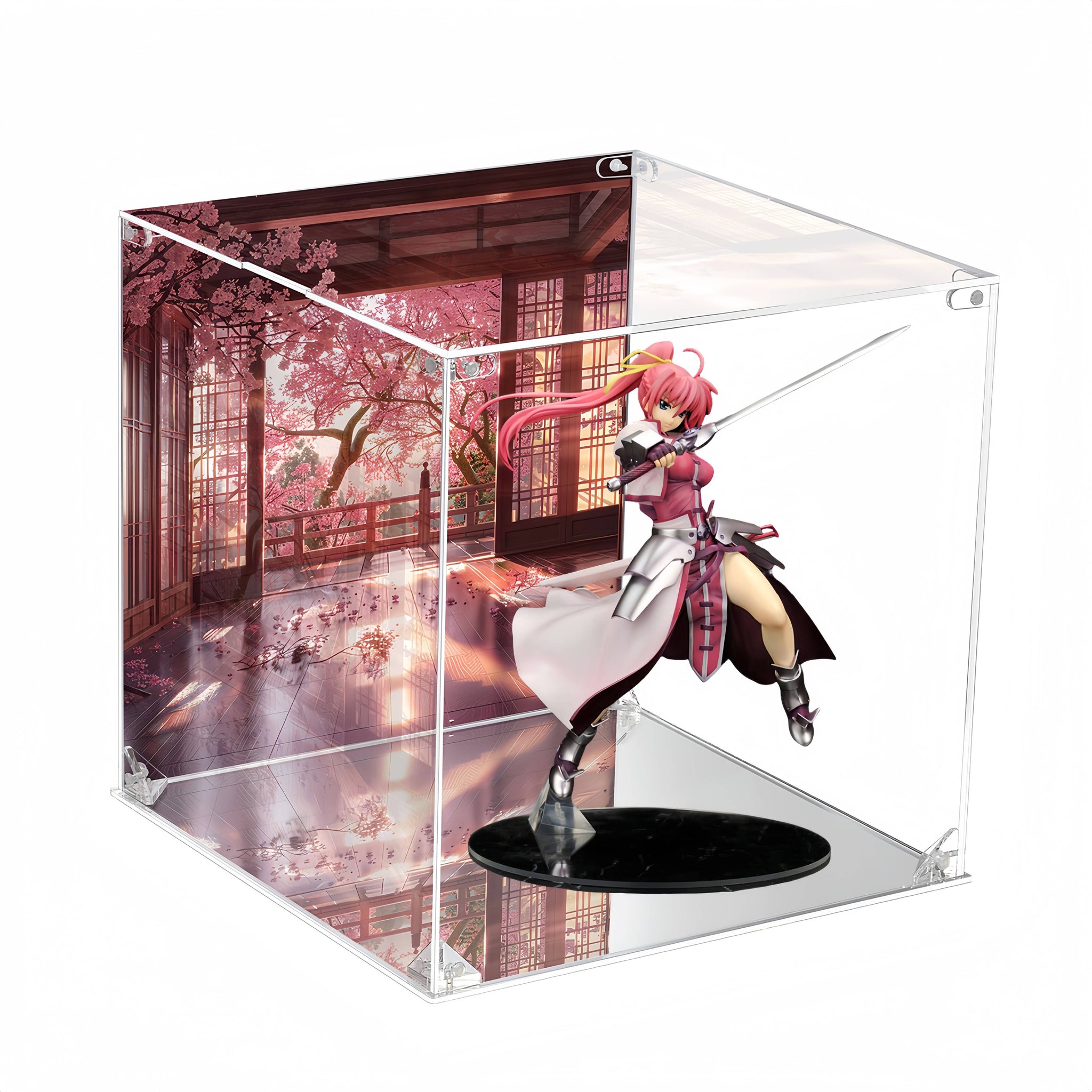 圖案亞加力膠展示盒（可自訂圖案/尺寸 ）acrylic display case 模型高達手辦美少女公仔hottoys玩具防塵收藏箱display box